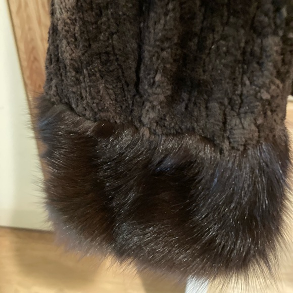 Sheared Beaver and Mink Jacket - Picture 3 of 4